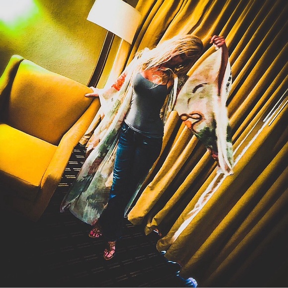 HAH RARE Asian hooded kimono - Picture 2 of 16